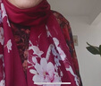 達芬奇密碼絲巾女夏季圍巾百搭秋季紗巾夏天新款送媽媽送女友母親節禮物實(shí)用 花語(yǔ)期遇 紅色 曬單實(shí)拍圖