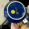 中藝盛嘉景德鎮陶瓷器茶杯霽藍釉瓷琺瑯彩工藝品杯子帶蓋茶杯養生杯馬克杯 【套裝版】500ml 曬單實(shí)拍圖
