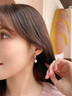 Arsis流光波光月影耳墜女法式原創(chuàng)時尚簡約耳墜耳飾送女友禮物 波光月影耳墜 曬單實拍圖