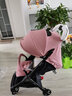 威凱viki 嬰兒推車(chē)嬰兒車(chē)輕便折疊易攜帶可坐可躺兒童推車(chē) 砂紅 曬單實(shí)拍圖