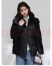 雅鹿短款羽絨服2025新款冬季純色百搭可拆卸帽面包服小個(gè)子冬裝外套 曬單實(shí)拍圖