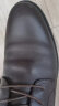 红蜻蜓舒适商务休闲时尚系带皮鞋男士正装德比婚鞋 WTA73762 棕色 40 实拍图
