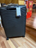 新秀丽（Samsonite）行李箱明星同款大波浪箱拉杆箱简约新潮25英寸黑色KJ1*09002 实拍图