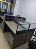 晟晏職員辦公桌辦公家具簡(jiǎn)約財務(wù)職員桌屏風(fēng)工位桌椅組合 王子型四人位 曬單實(shí)拍圖