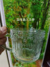 乐唯诗（NERVISHI）玻璃杯高颜值水杯透明玻璃牛奶杯带把ins风奶茶杯早餐杯茶杯 浮雕牛奶杯- 430ml 2只 实拍图