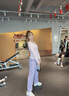 MAXRUN WORLD運(yùn)動褲女寬松束腳休閑褲大碼春秋季戶外速干褲瑜伽健身褲 閃蝶粉 3XL 曬單實(shí)拍圖