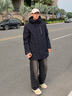波司登（BOSIDENG）【反季】羽絨服鵝絨男款中長款可脫卸帽新國標90絨商場同款外套 黑藏青5295 M 175/96A 曬單實拍圖
