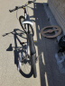 EG7山地自行车成人学生变速越野单车双减震赛车26寸青少年男女 顶配-钢架黑白色【辐条轮】 26寸21速 实拍图