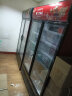 新飞（Frestec）商用大容量展示柜冷藏柜饮料柜超市便利店冰箱立式冰柜水果蛋糕柜食品留样柜 双门直冷黑红下机680L 实拍图