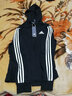 阿迪達斯（adidas）夾克男裝 25秋季新款運動(dòng)服跑步健身上衣快干透氣梭織連帽外套男 時(shí)尚修身/反光細節/主推款 S 【165-170cm/110-120斤】 曬單實(shí)拍圖