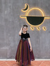 衣諾坊女童禮服長(zhǎng)裙兒童花童女孩公主裙演出服 火焰紅長(zhǎng)裙140cm 曬單實(shí)拍圖