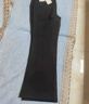 G20002024春夏商場(chǎng)同款通勤百搭九分修身喇叭褲41261014G2 黑色 38  曬單實(shí)拍圖
