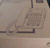 得力（deli）电话机座机 固定电话 办公家用  免提通话 大字按键 来电显示  33490黑 实拍图