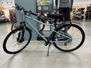 迪卡儂（DECATHLON）RIVERSIDE500公路旅行休閑通勤女男自行車(chē)OVB1 淺灰色 M(168-182cm) 曬單實(shí)拍圖