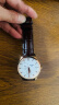 时仕（SEURE）1853天梭表带真皮手表带男适用力洛克俊雅海星杜鲁尔蝴蝶扣表带 棕色【无扣平口】 20mm 实拍图