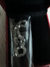 朵朵薇 999足銀手鏈女 ins小眾設計冷淡風(fēng)白銀簡(jiǎn)約銀子足銀銀飾 足銀心扉蝴蝶結手鏈 曬單實(shí)拍圖