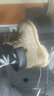 老人頭秋冬季新款男士馬丁靴高幫英倫雪地靴中幫工裝靴加絨保暖潮流短靴 棕色 40 曬單實(shí)拍圖