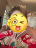 古耐新娘秀禾頭飾金色鳳冠中式結(jié)婚古裝流蘇發(fā)飾大氣眉心墜琉璃發(fā)冠 秀禾服頭飾全套【耳鉤款】 曬單實拍圖