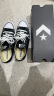 匡威（Converse）官方 All Star男女经典低帮帆布鞋黑色101001 101001/黑色 38 实拍图