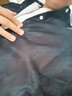 ABXA短袖襯衫男士夏季高級感痞帥大碼男裝寬松上衣服潮牌休閑日系襯衣 黑色 XL 曬單實(shí)拍圖