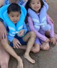李寧（lining）兒童游泳圈3歲以上4臂圈5男女童6裝備小孩防側(cè)翻神器背式救生圈 【紫色】?jī)和h(huán)臂泳圈1個(gè) 曬單實(shí)拍圖