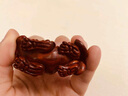 莆匠 印度小葉紫檀木雕貔貅汽車鑰匙扣掛件文玩手把件 送男生生日禮物 手把件/掛件 男士 曬單實(shí)拍圖