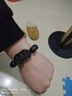 鉑帝亞（POTRJA）黑曜石六字真言貔貅手串男金曜石護(hù)身符手鏈飾品本命年禮物 14mm 曬單實(shí)拍圖