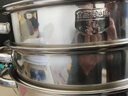 304不銹鋼家用蒸鍋多層蒸籠屜兩用鍋湯鍋火鍋蒸鍋蒸饅頭包子鍋具電磁爐燃氣灶通用 30CM三層（1鍋2格1蓋）304材質(zhì) 曬單實(shí)拍圖