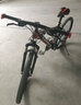 鎧美爾自行車(chē)成人男女山地車(chē) 兒童中學(xué)生雙碟剎變速非公路車(chē)單車(chē) 三刀黑紅色 26寸21速高配【適合160-185CM】 曬單實(shí)拍圖