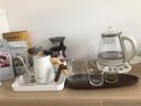 Hero日式錘紋杯透明玻璃咖啡杯耐高溫茶杯防滑水杯手沖咖啡杯 錘紋壺+2只錘紋杯 曬單實拍圖