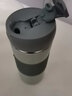 蘇泊爾（SUPOR） 保溫杯 晶瓷內(nèi)膽泡茶水杯家用辦公室大容量泡飲杯簡約便攜時尚果凍色泡飲杯 莫蘭迪綠-450ml 曬單實拍圖