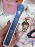 歐樂(lè )B（Oral-B）博朗OralB/歐樂(lè )比B電動(dòng)牙刷3D聲波旋轉p4000P3000P2000pro4成人 藍色P4000送4國產(chǎn)定制頭+旅行盒 曬單實(shí)拍圖