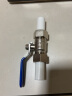 联塑（LESSO）ppr水管配件 外丝弯头 4分水暖管材热熔管件接头活接球阀(PP-R 配件)白色 dn20 实拍图