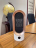 小米鍋巴暖風(fēng)機取暖器大功率歐規美規桌面陶瓷PTC家用暖腳電暖器電熱風(fēng)機 暖風(fēng)機白色2檔800瓦 曬單實(shí)拍圖