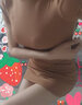 桃伊悠純欲風(fēng)性感修身短袖高領(lǐng)連衣裙女夏季辣妹短裙緊身收腰氣質(zhì)包臀裙 咖色 L 曬單實(shí)拍圖