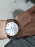 羅西尼（ROSSINI）手表男國表自動(dòng)機械手表男士手表雙歷防水商務(wù)腕表新年禮物送男友 間金白盤(pán)鋼帶男表5725T01B 曬單實(shí)拍圖