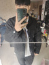 YOOOURTHING春秋季新款Cityboy牛仔衣夾克男美式高街潮牌工裝復(fù)古牛仔外套男 黑色 XL 曬單實拍圖