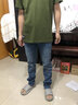啄木鳥牛仔褲男士秋冬加絨加厚彈力男士韓版潮流直筒商務(wù)保暖褲子男 QQN-2043藍色 31 曬單實拍圖