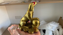 玄眾閣金錢銅狗補(bǔ)角金狗擺件化解西北缺角金屬守財(cái)狗形門口飾品 珠寶狗高18Cm 曬單實(shí)拍圖
