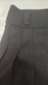 森馬（Semir）半身裙女學(xué)院風(fēng)顯瘦短裙俏皮小個(gè)子秋灰色格子百褶裙101524120012 曬單實(shí)拍圖
