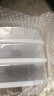 家の物语冰箱收纳盒日本进口保鲜盒食品级密封水果盒冷冻饺子厨房收纳神器 饺子盒（日本制） 3件套 2.6L 实拍图