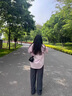 VEOX褲子夏季女2025年新款高腰垂感直筒梨形身材褲子窄版休閑褲女 灰色[長(cháng)褲款]雙紐扣 S [89斤內] 曬單實(shí)拍圖