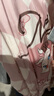 果殼（Gukoo）睡衣女春秋瑪麗貓系列翻領睡衣冰絲女士家居服套裝 淺粉紅 L  曬單實拍圖