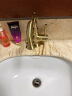 老铜匠（LTJ）卫浴全铜水龙头卫生间欧式仿古复古洗脸盆洗手盆洗脸池 标准款青古铜色 实拍图