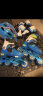 乐秀RX2T溜冰鞋儿童全套装专业轮滑鞋初学者男女滑冰旱冰直排轮平花鞋 蓝色原厂套装 S码（27-30适合3-6岁） 实拍图