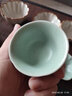 琦軒源 汝瓷開(kāi)片可養汝窯茶杯功夫品茗杯普洱品杯汝瓷主人單杯茶碗承藝 喜樂(lè )杯 曬單實(shí)拍圖