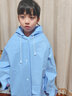 強(qiáng)迪（Qiangdi）兒童雨衣戶外防水男童女童上學(xué)長(zhǎng)款上學(xué)中小學(xué)生雨披 藍(lán)色 XL 曬單實(shí)拍圖