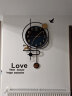 美世达（MEISD） 北欧钟表挂钟客厅创意餐厅挂表轻奢家用个性现代简约时钟石英钟 加大号:48*89cm(表盘37.5cm) 实拍图