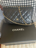 香奈兒（Chanel）女包 WOC 雙C標志 黑金色 牛皮荔枝紋 女士單肩斜七夕情人節禮物 七夕情人節禮物 曬單實(shí)拍圖