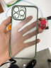 闪魔 苹果13手机壳 iPhone13Pro Max保护套镜头全包透明磨砂防指纹防摔软壳 苹果13Promax【镜头全包*不沾指纹】绿色 实拍图